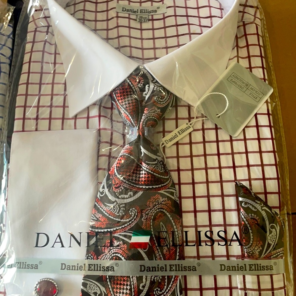 Daniel Ellissa Dress shirt red 3xl